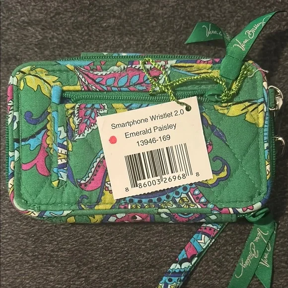 Vera Bradley Multicolor Paisley Wristlet - Picture 2 of 2